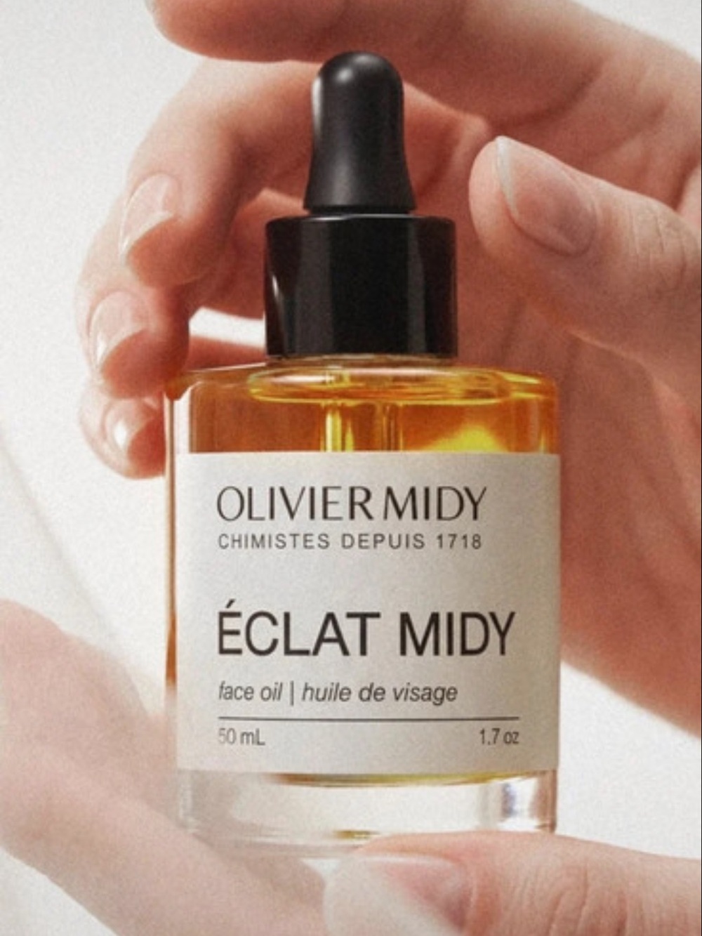 New รclat Midy Face Oil in Golden Yellow
